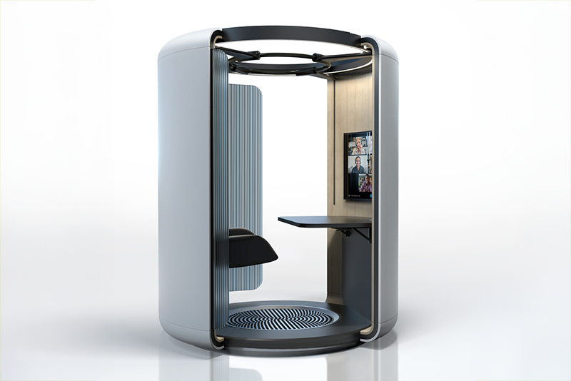 Witus Metapod ofis kapsülü öne çıkan tasarım görünümü Witus Metapod office pod featured design view