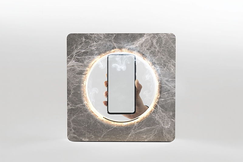 Witus Saltstone dekoratif ürün tasarımı ön görünüm Witus Saltstone decorative product front view