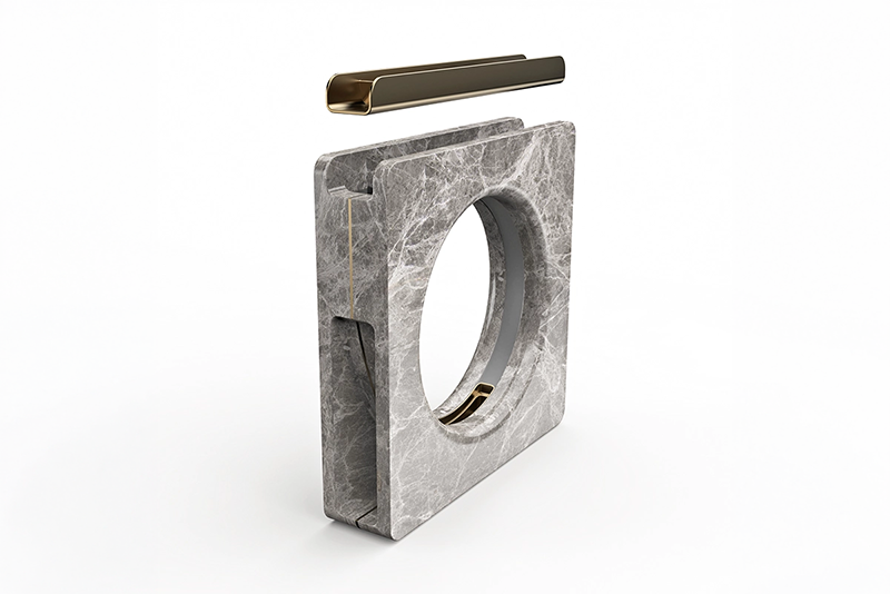 Witus Saltstone dekoratif ürün tasarımı detay görünümü Witus Saltstone decorative product design detail view
