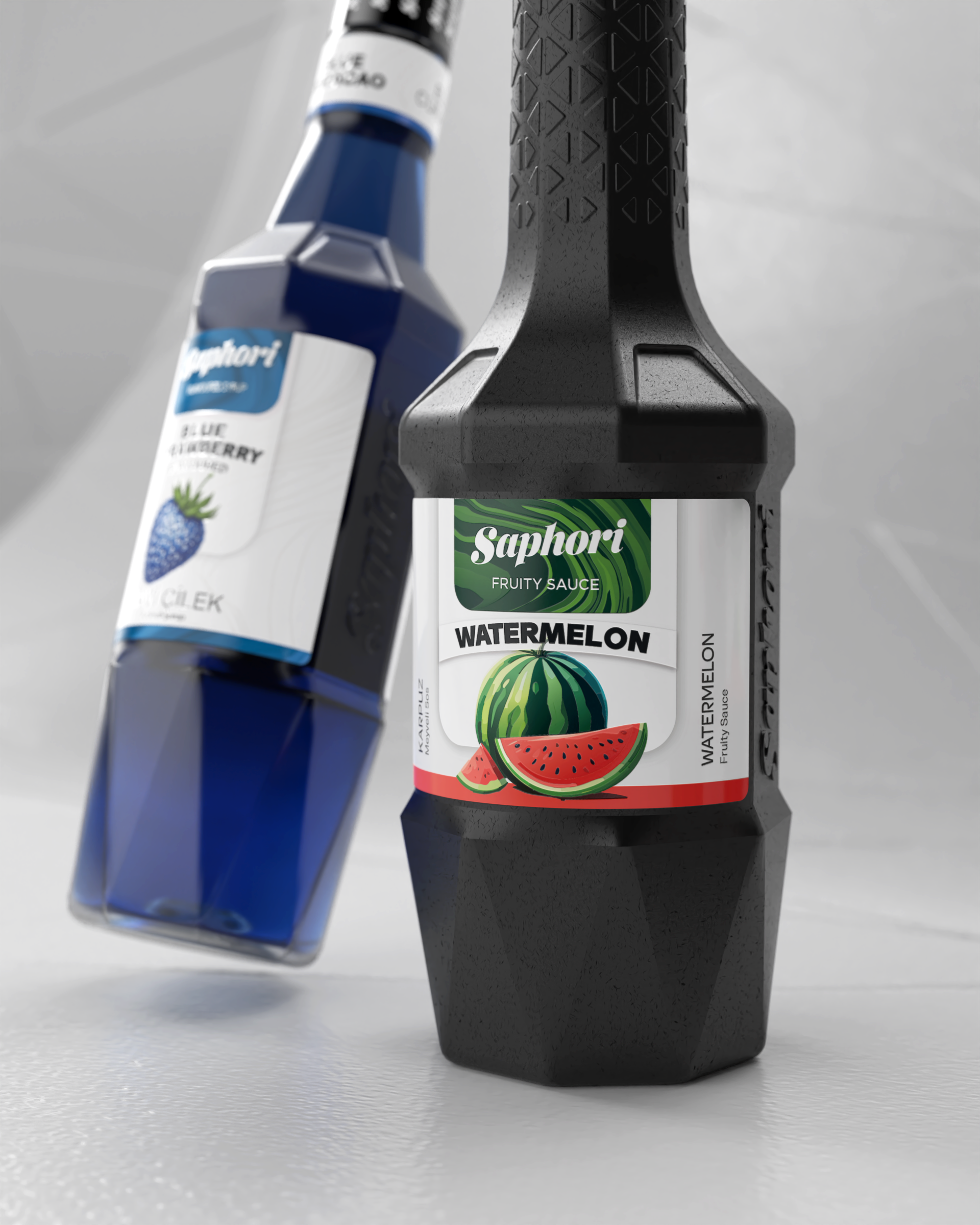 Saphori Puree Bottle Detail  Saphori Püre Şişesi Detayı