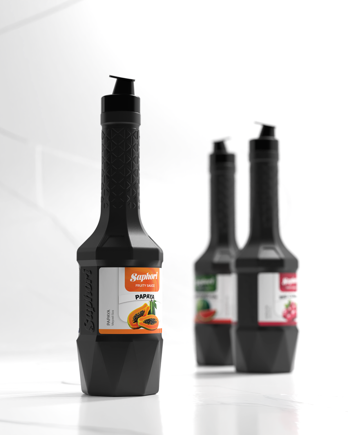 Saphori Puree Bottles Saphori Püre Şişeleri